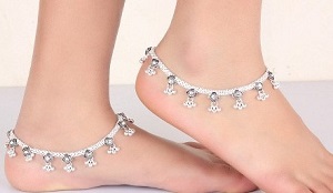 Silver Anklet Jewellery Designs