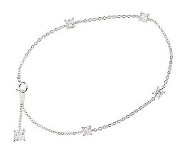 Platinum Anklet Jewellery Designs