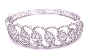 Diamond Bangle Jewellery Designs