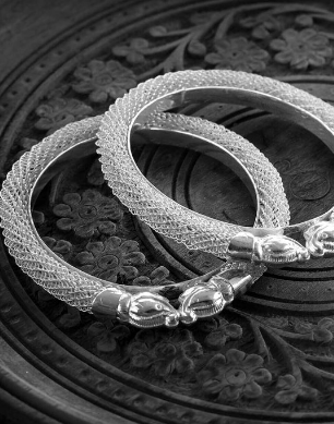 Silver Bangle Jewellery Designs