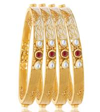 Enamel Bangle Jewellery Designs