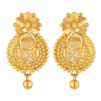 Gold Earrings Jewellery Designs