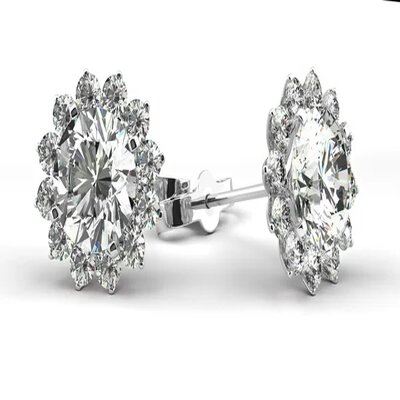 Diamond Earrings Jewellery Designs