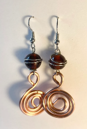 Copper Earrings Jewellery