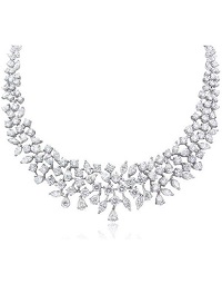 Platinum Necklace Jewellery Designs