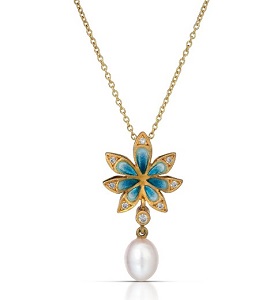 Enamel Necklace Jewellery Designs