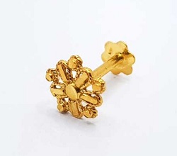 Gold Nosepin Jewellery Designs