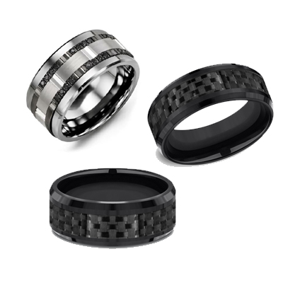 Carbon Fiber Ring Jewellery