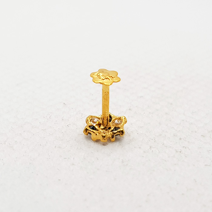 Seven Color Gold Nose Pin For Girls