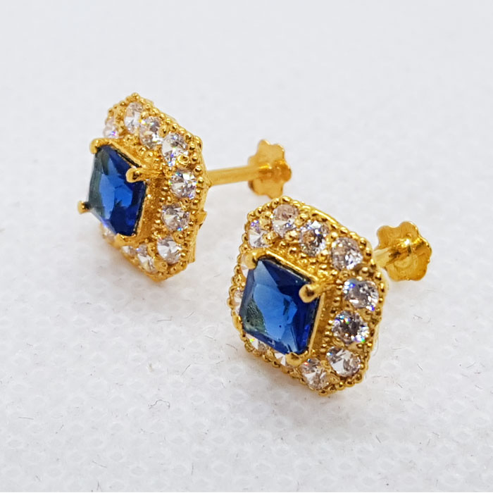 Latest Blue Stone  Gold Tops