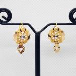 Round Shape Gold Earrings For Women