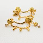 Elegant Double Step Without Stone Gold Tops for Women