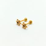 Elegant Double Sided Pure Gold Tops for Girls