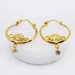 Beautiful Gold Earrings Baliyan For Ladies