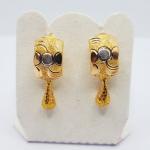 Simple Gold Earrings For Ladies