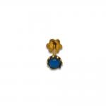 Nose Pin with Blue Stone