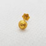 Cape Shape Gold Nose Pin without stone