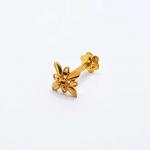 Star Shape Gold Nose Pin For Girls