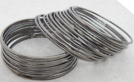 Steel Bangle Jewellery Designs