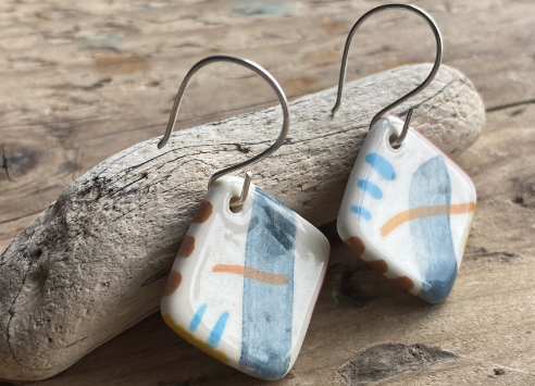 Ceramic Earrings Jewellery Designs