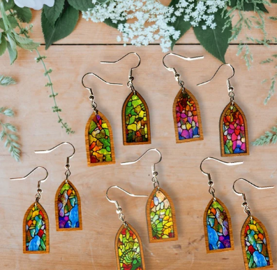 Glass Earrings Jewellery Designs