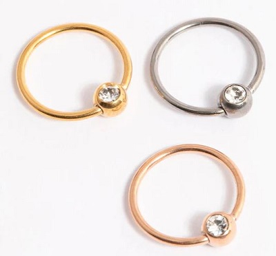 Titanium Nosering Jewellery