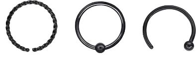 Carbon Fiber Nosering Jewellery