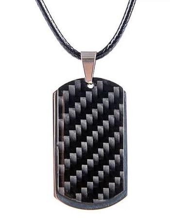 Carbon Fiber Pendant Jewellery