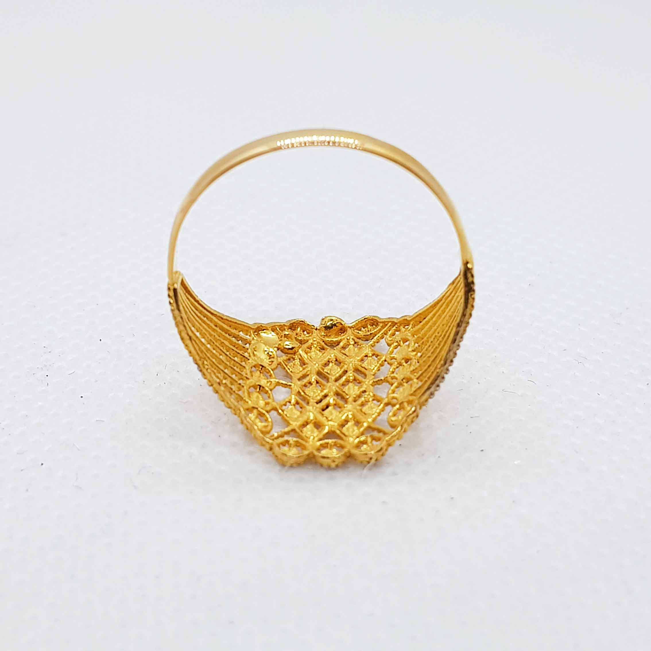 Stylish Gold Ring Without Stone
