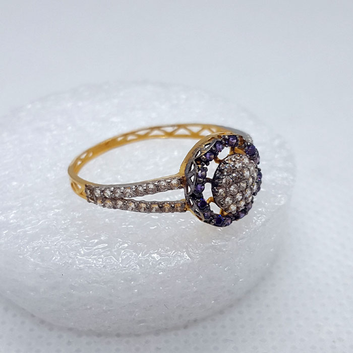 Round Shape Turkish Design Gold  Rings