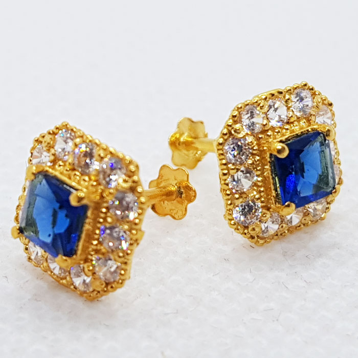 Latest Blue Stone  Gold Tops