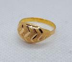 Without Stone Pure Gold Ladies Ring