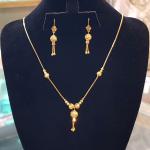 New Design Gold Mala Set Balls