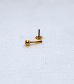 Gold Goli  Nose Pins