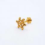 Fan Shape Gold Nose Pin