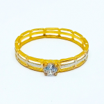 Simple Single Stone Ladies Ring